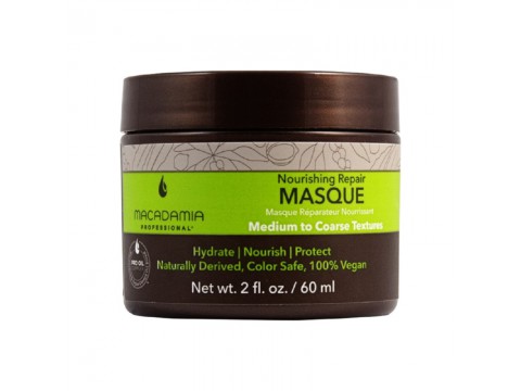 Macadamia maitinamoji, drėkinamoji kaukė sausiems plaukams Nourishing Repair Masque 60ml Macadamia maitinamoji, drėkinamoji kaukė sausiems plaukams Nourishing Repair Masque 60ml